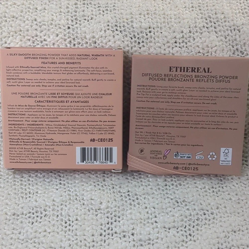 ĀTHR BEAUTY Ethereal Diffused Reflections Bronzing Powder, 8g/0.28oz